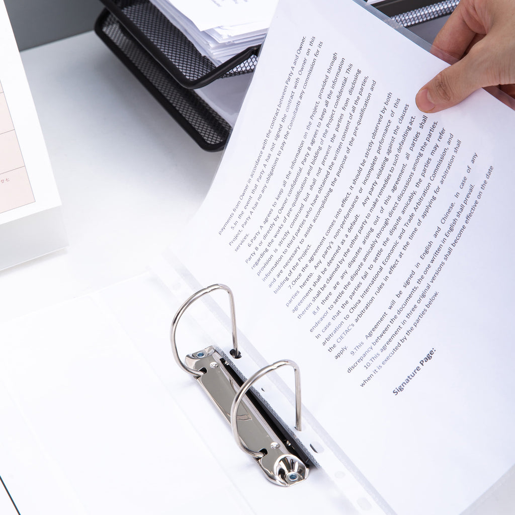 Deli PP 2IN 2 D-Ring View Binder A4 - Al Masam Stationery LLC