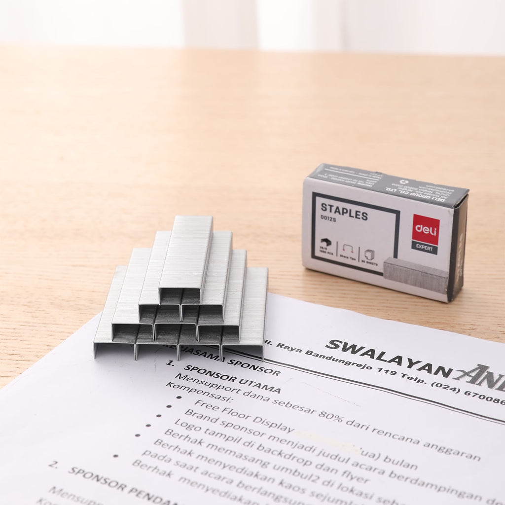 Deli Effortless Staples 26/6 - Al Masam Stationery LLC