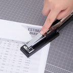 Deli Metal Stapler Half Strip 25sheets - Al Masam Stationery LLC