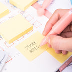 Deli Sticky Notes 38x51mm 1.5''x2'' Yellow - Al Masam Stationery LLC
