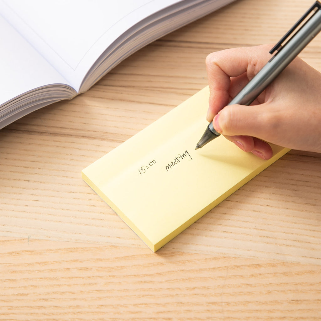Deli Sticky Notes 76x126mm 3''x5'' Yellow - Al Masam Stationery LLC