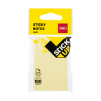 Deli Sticky Notes 76x51mm 3''x 2'' - Yellow - Al Masam Stationery LLC