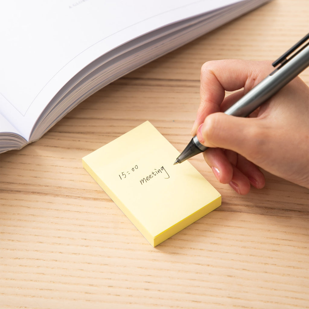 Deli Sticky Notes 76x51mm 3''x2'' Yellow - Al Masam Stationery LLC
