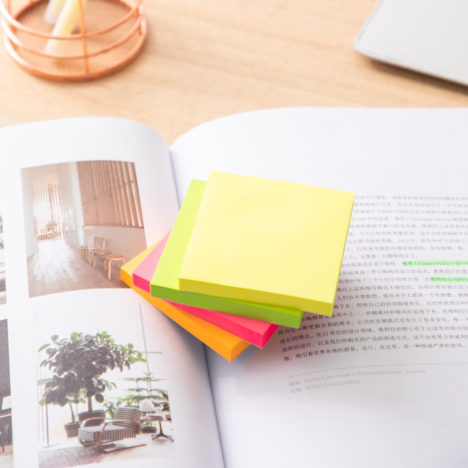 Deli Sticky Notes 76x76mm 3''x3'' - (EA03003) - Al Masam Stationery LLC