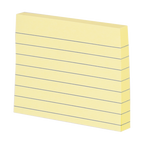 Deli To-do Notes 76x101mm 3''x4'' Yellow - Al Masam Stationery LLC