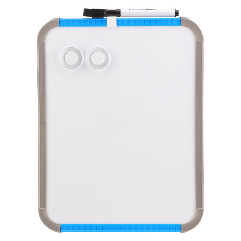 Deli PS Magnetic Whiteboard w/acc. 279×216mm Blue Purple - Al Masam Stationery LLC Main image