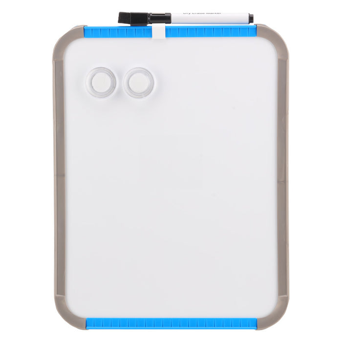 Deli PS Magnetic Whiteboard w/acc. 279×216mm Blue Purple - Al Masam Stationery LLC