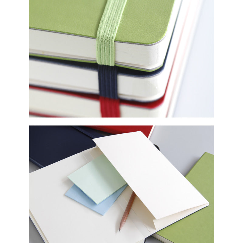 Deli PU Cover Ruled Notebook 25K 98P - Al Masam Stationery LLC