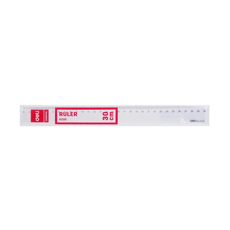 Deli PS Ruler 30cm - Al Masam Stationery LLC