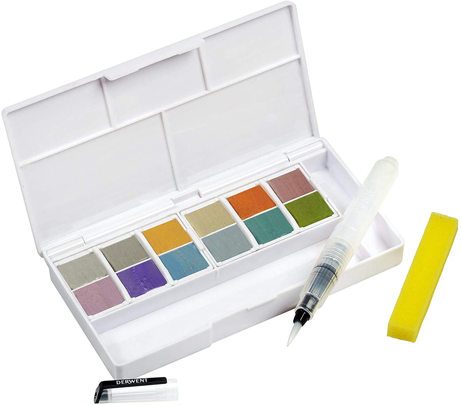 Derwent Metallic Paint 12 Pan Palette Secondary image