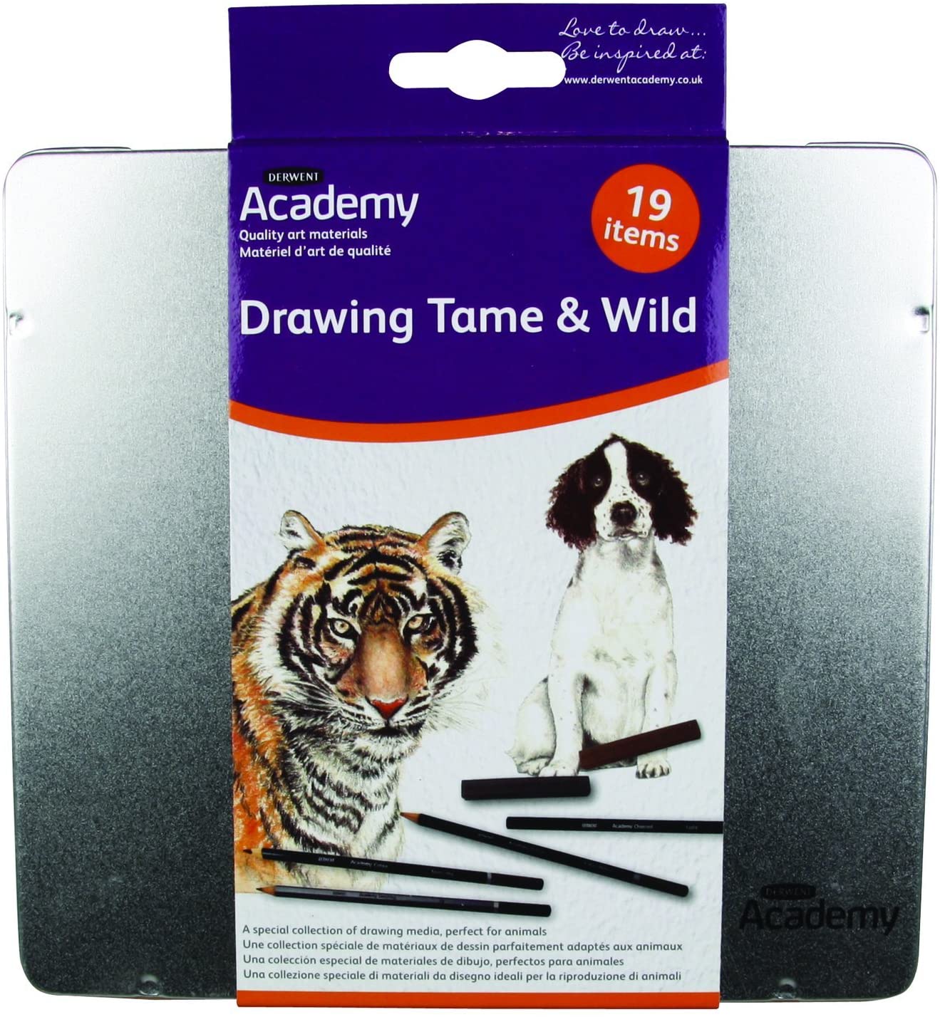 Derwent Academy Drawing Tame and Wild - Al Masam Stationery LLC Main image