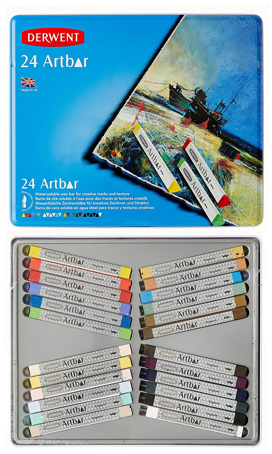 Derwent Artbar - Tin of 24 - Al Masam Stationery LLC Main image