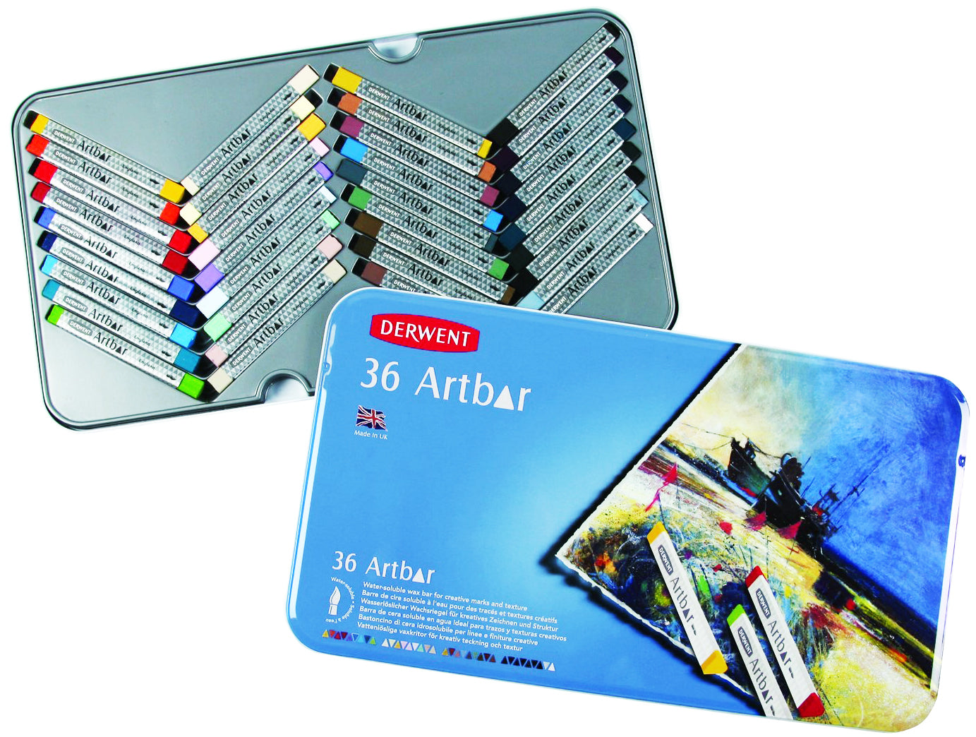 Derwent Artbar - Tin of 36 - Al Masam Stationery LLC Main image
