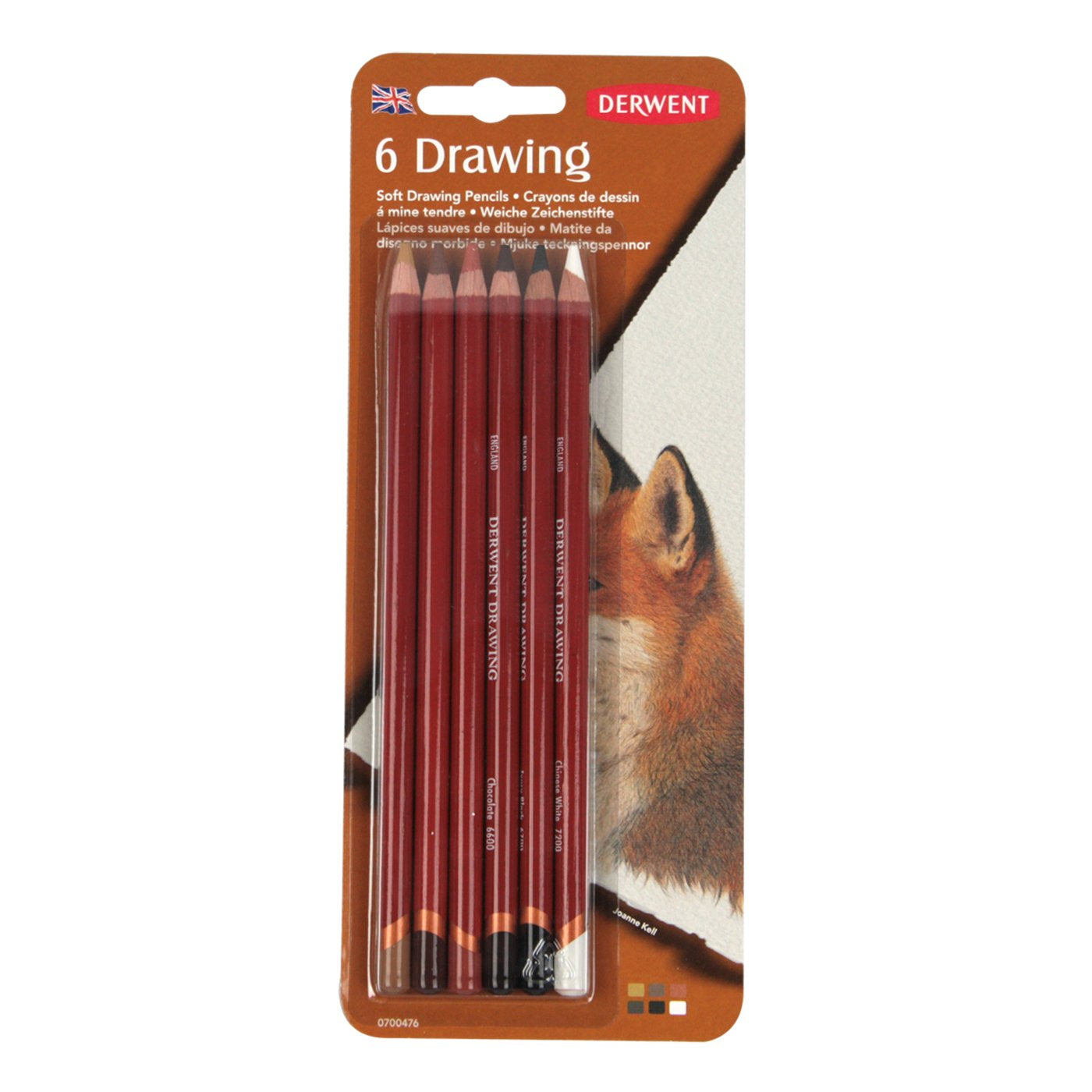 Derwent Drawing Pencil - Blister pack of 6 - Al Masam Stationery LLC Main image