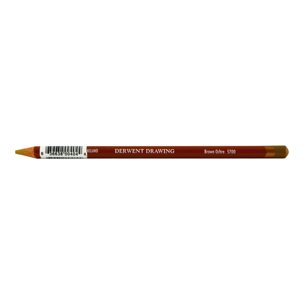 Derwent Drawing Pencil Brown Ochre - Al Masam Stationery LLC Main image