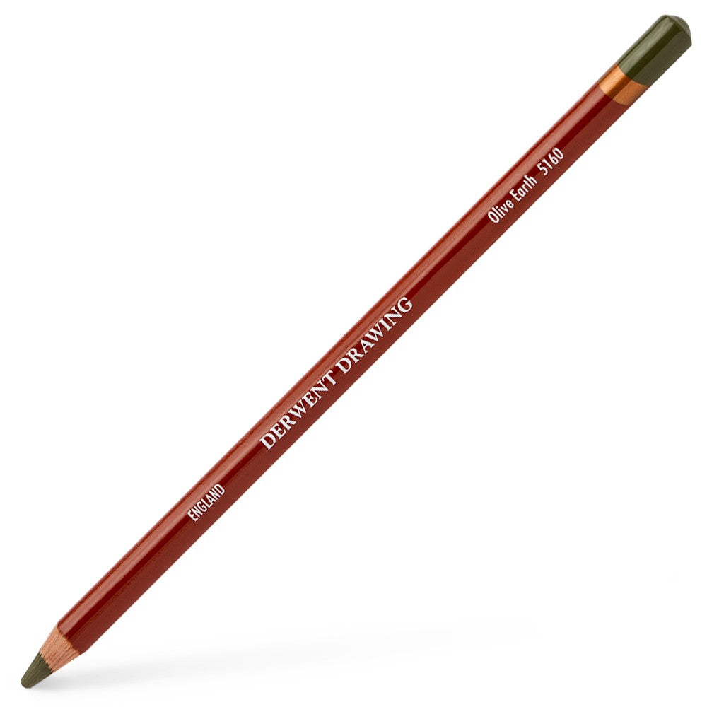 Derwent Drawing Pencil Olive Earth - Al Masam Stationery LLC Main image