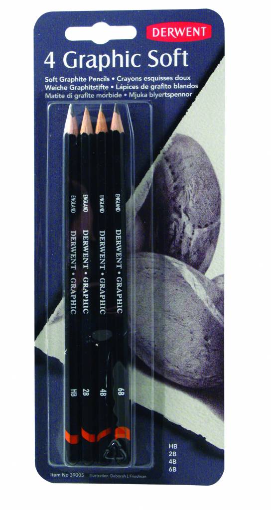Derwent Graphic Soft Blister (4) - Al Masam Stationery LLC Main image