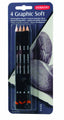 Derwent Graphic Soft Blister (4) - Al Masam Stationery LLC