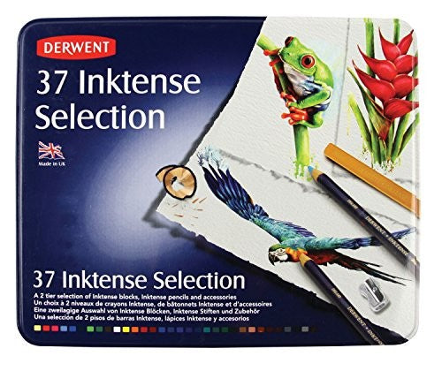 Derwent Inktense Pencils tin-37 - Al Masam Stationery LLC Main image