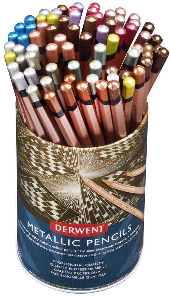 Derwent Metallic Tub 72 - (RXL0700885) - Al Masam Stationery LLC Main image