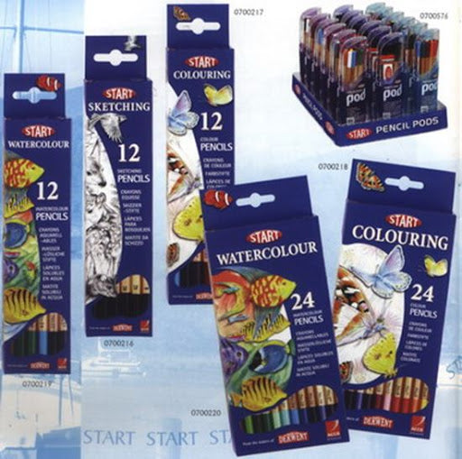 DERWENT" SET OF COLORED PENCILS START 12 PCS - Al Masam Stationery LLC Main image