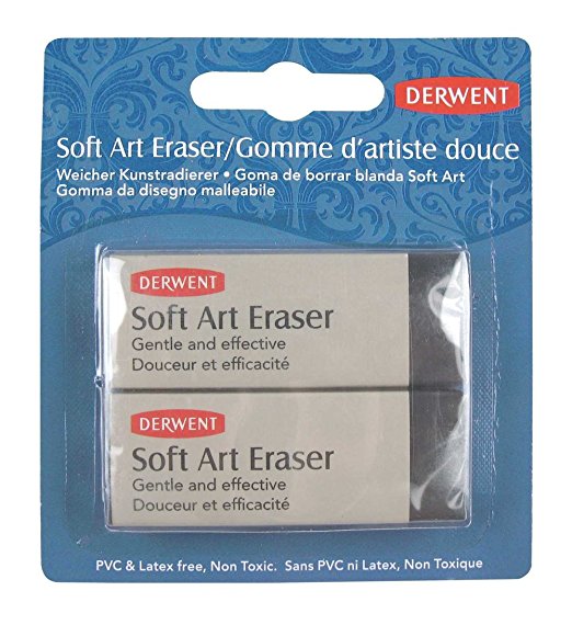 Derwent Soft Art Eraser Pack of 2 - Al Masam Stationery LLC Main image