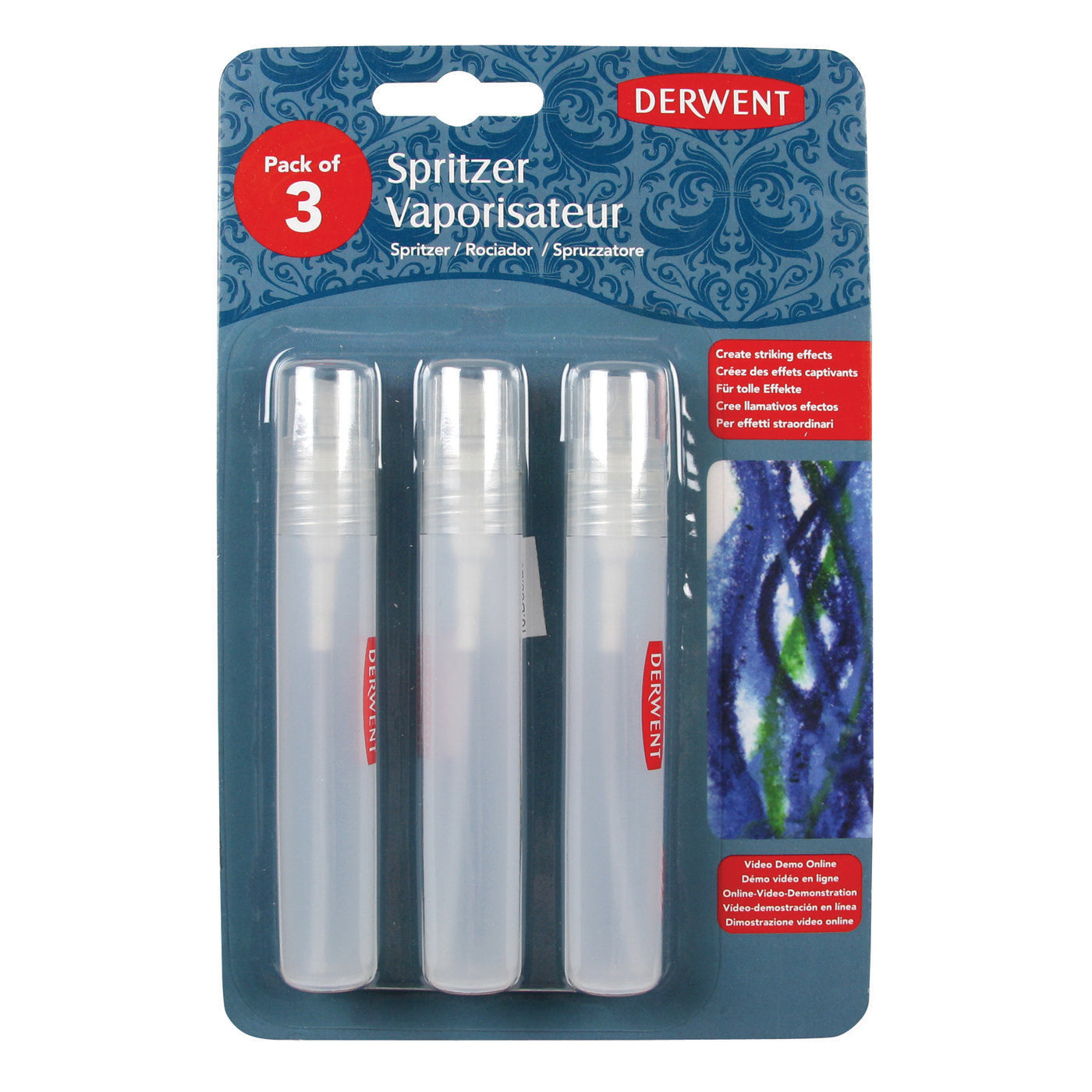 Derwent Spritzer Pack of 3 - Al Masam Stationery LLC Main image