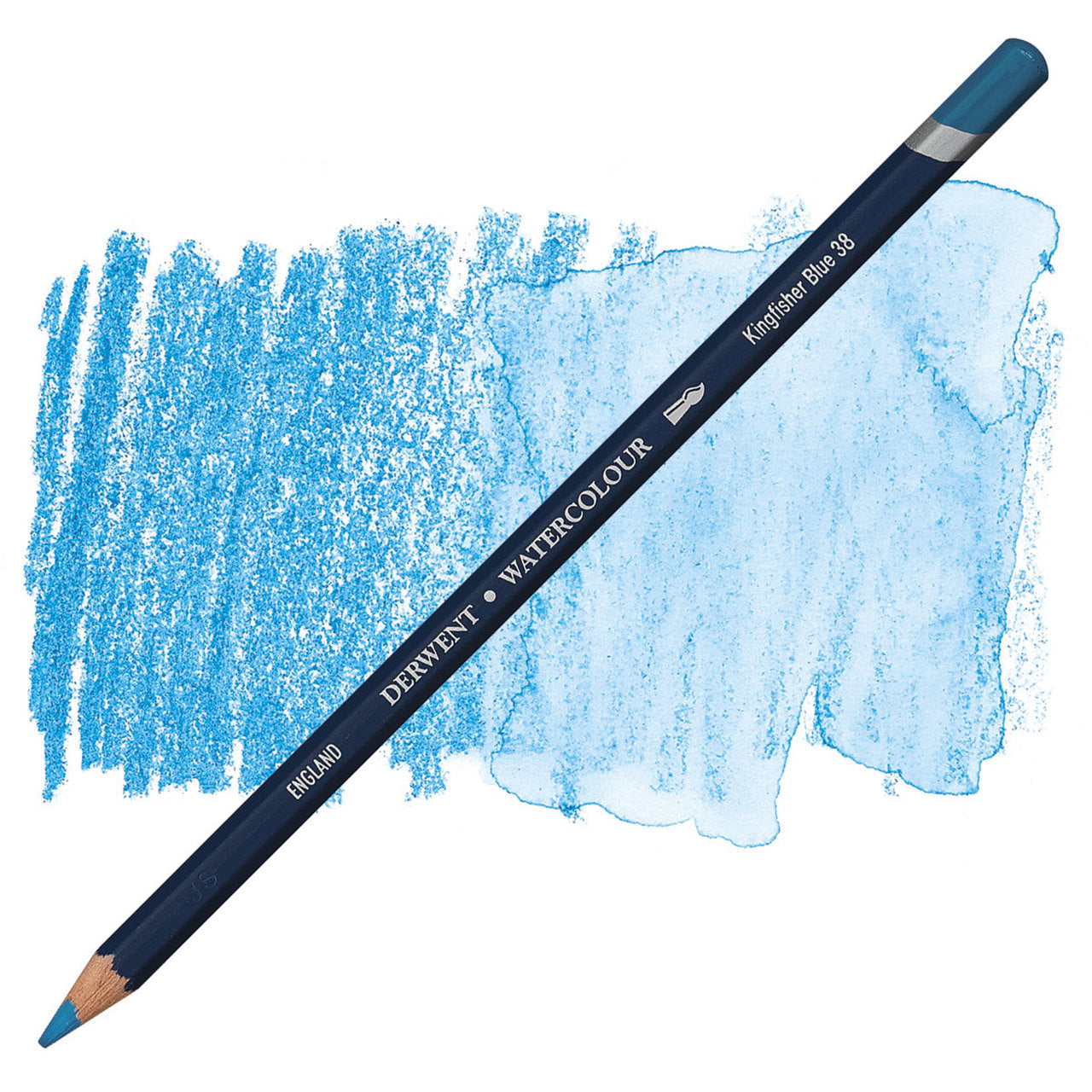 DERWENT WATERCOLOUR PENCIL KINGFISHER BLUE 38 - Al Masam Stationery LLC Main image