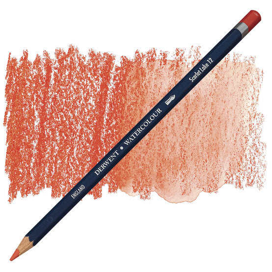 DERWENT WATERCOLOUR PENCIL SCARLET LAKE - Al Masam Stationery LLC Main image