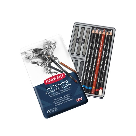 Sketching Collection 12 Tin - Al Masam Stationery LLC Main image