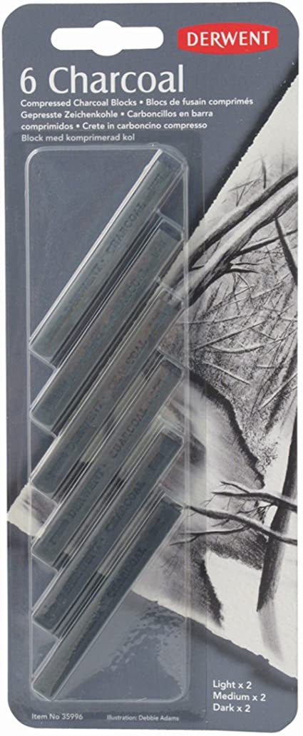 Derwent Compressed Charcoal Pencil - Al Masam Stationery LLC Main image