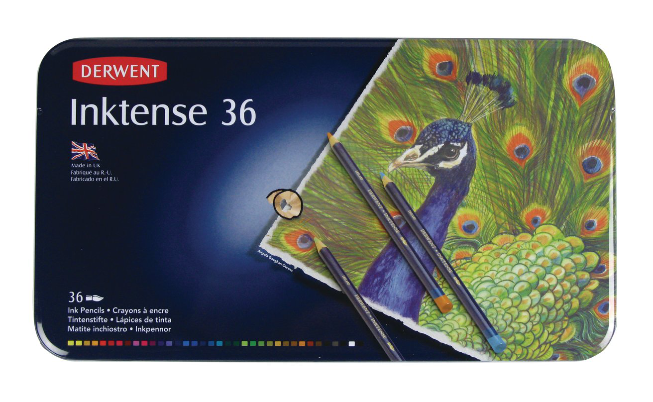 Derwent Inktense Pencils tin-36 - Al Masam Stationery LLC Main image
