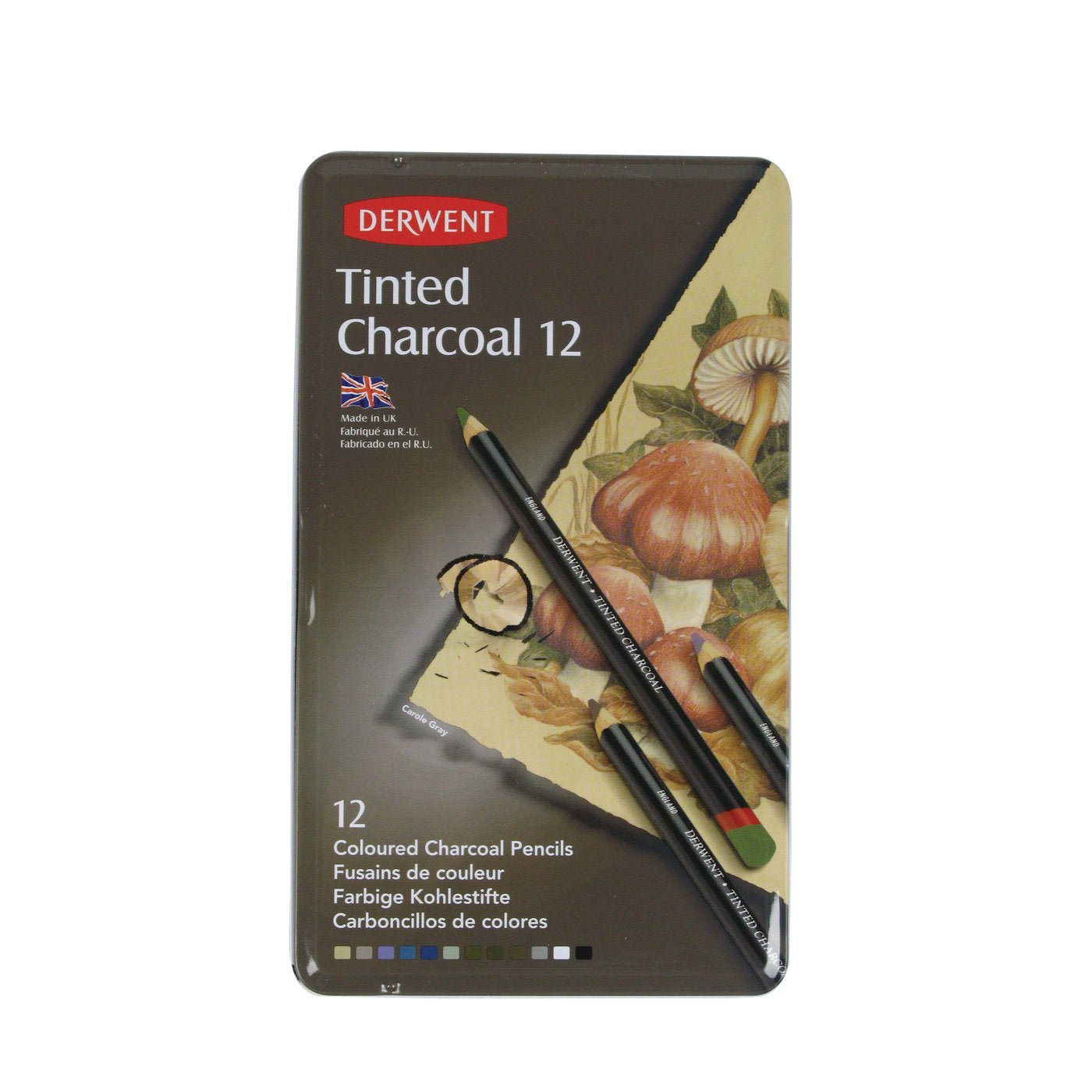 Derwent Tinted Charcoal Pencils - Al Masam Stationery LLC Main image