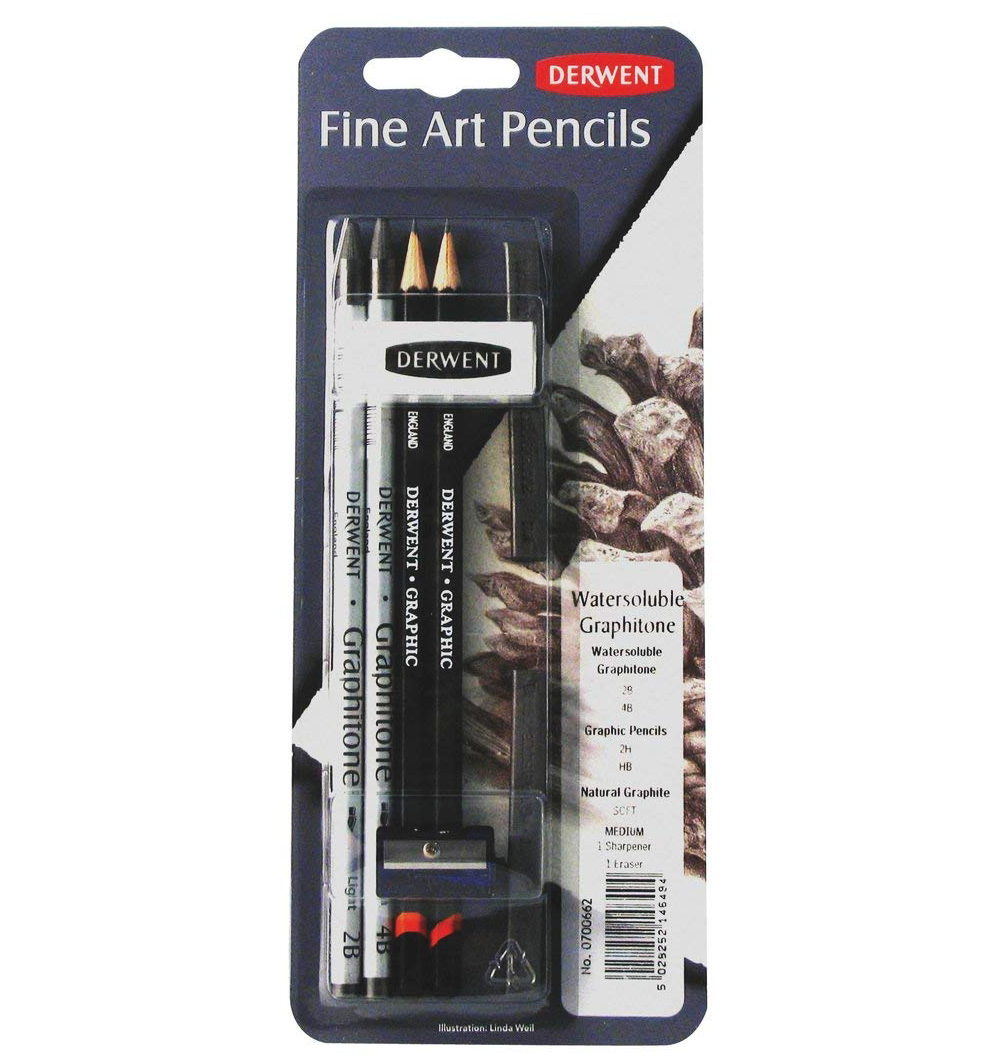 Derwent Water Soluble Graphic Blister Mix Media - Al Masam Stationery LLC Main image