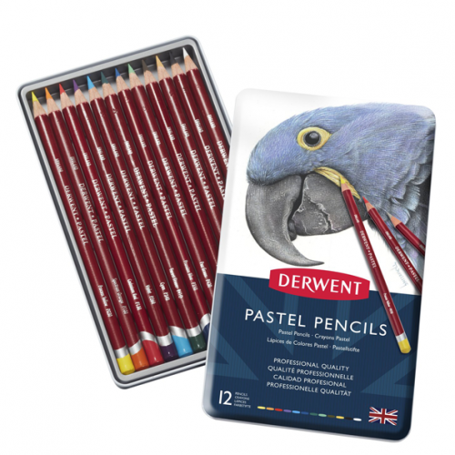 Derwent Pastel Pencils (Case of 12 Colors) - Al Masam Stationery LLC Main image