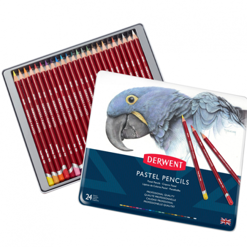 Derwent Pastel Pencils (Case of 24 Colors) - Al Masam Stationery LLC Main image