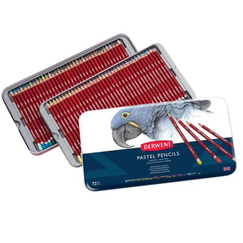 Derwent Pastel Pencils (Case of 72 Colors) - Al Masam Stationery LLC Main image