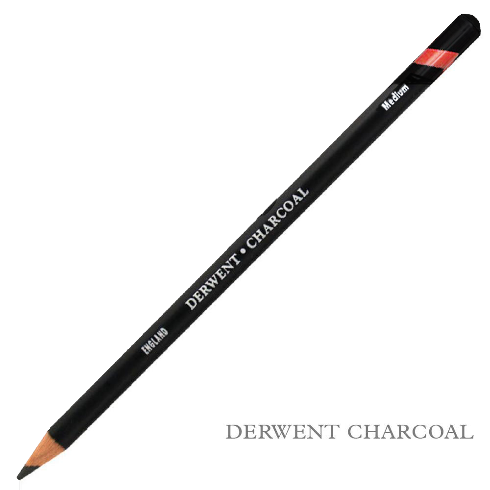 Derwent Charcoal Pencils Medium - Al Masam Stationery LLC Main image