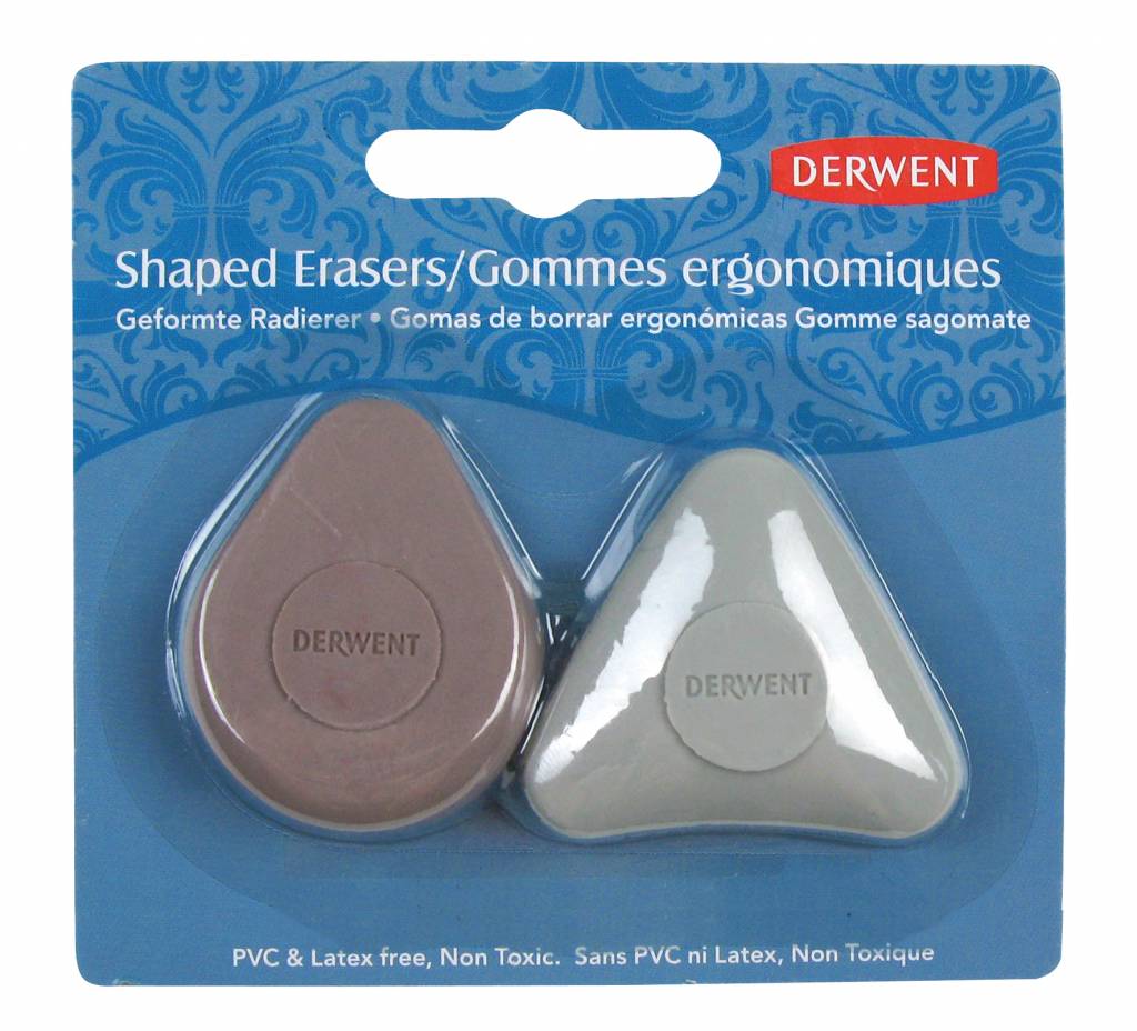 Derwent Shaped Eraser Pack of 2 - Al Masam Stationery LLC