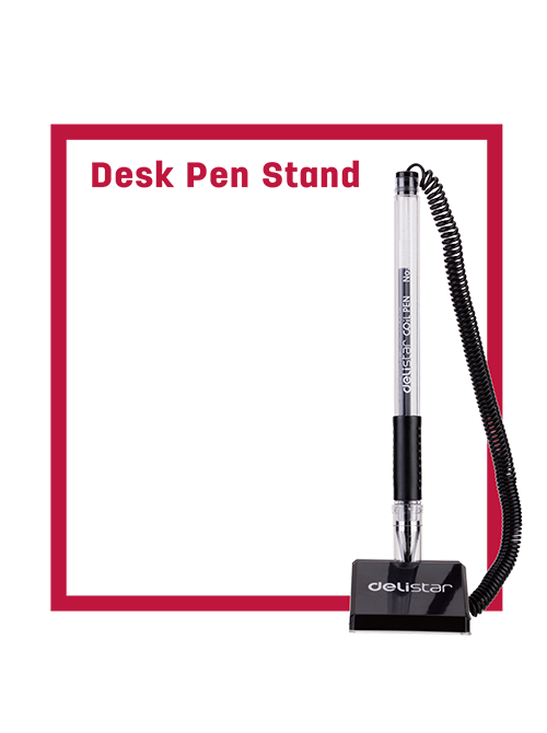 Deli  Desk Pen Stand Gel Pen 0.5mm Black - (E6791) - Al Masam Stationery LLC
