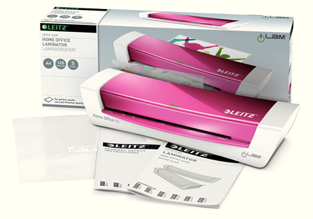 LEITZ LAMINATOR A4 H/O PINK - Al Masam Stationery LLC
