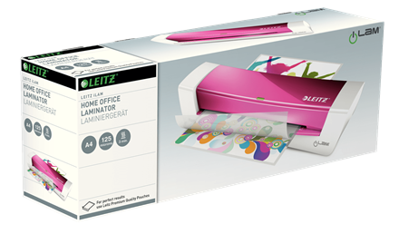 LEITZ LAMINATOR A4 H/O PINK - Al Masam Stationery LLC
