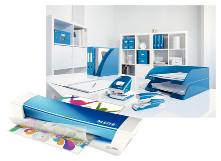 LEITZ LAMINATOR A4 H/O BLUE - Al Masam Stationery LLC