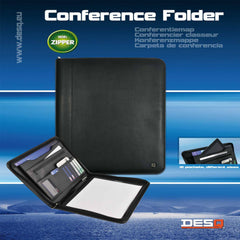 DesQ Zipped Conference Folder A4 - Al Masam Stationery LLC