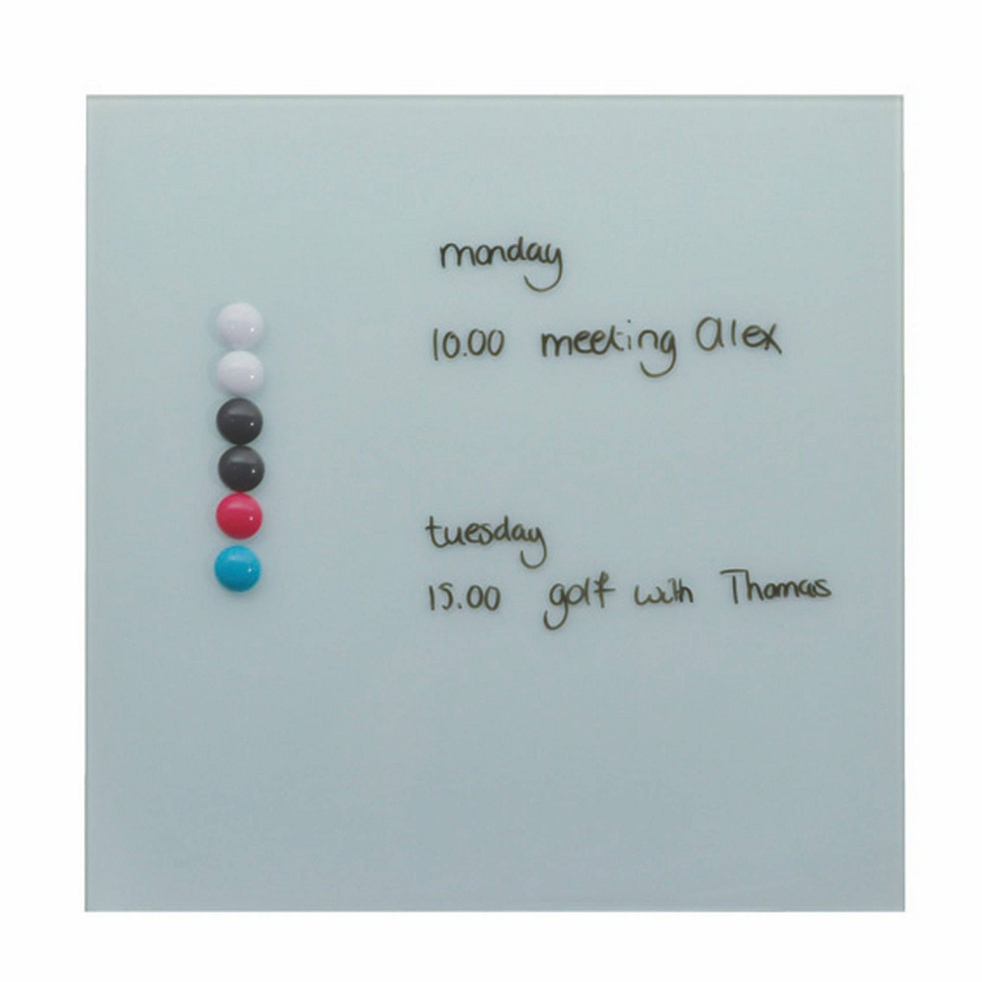 DesQ Magnetic Glassboard White 35 x 35 cm Secondary image