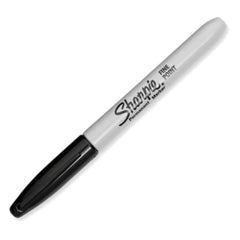 Sharpie Fine Tip Black Ink Permanent Marker 12 Pieces - Al Masam Stationery LLC