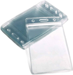 Name  Card Holder Partner NB091  vertical  (soft plastic with clip) - Al Masam Stationery LLC