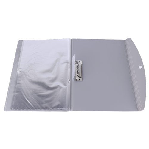Clipp Document Bag F/S Emossed with Button - Al Masam Stationery LLC
