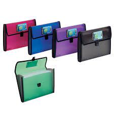 Foldermate Expanding File 12 pockets Assorted colors - Al Masam Stationery LLC