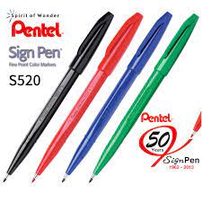 Pentel S520 Sign Pen Fibre Tip 2mm